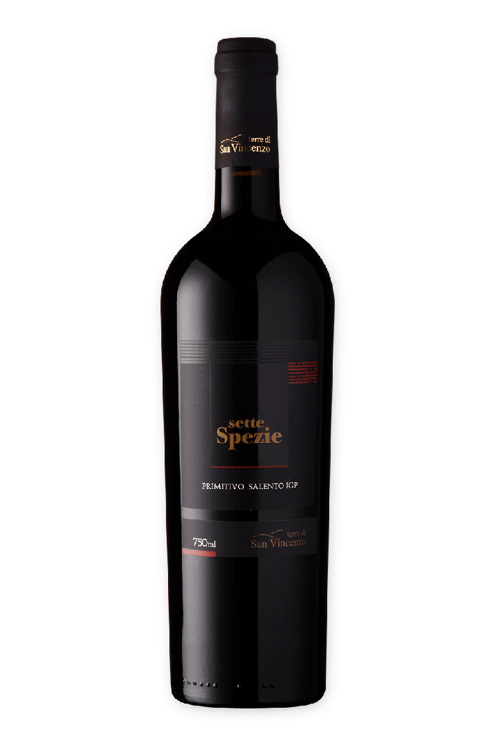 VINHO TERRE DI SAN VICENZO SETTE SPEZIE PRIMITIVO SALENTO IGP