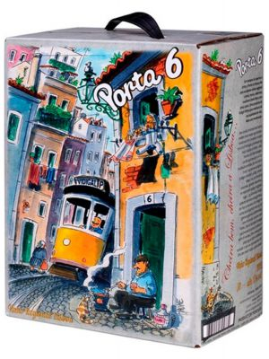VINHO PORTA 6 TINTO BAG IN BOX 3 LTS 