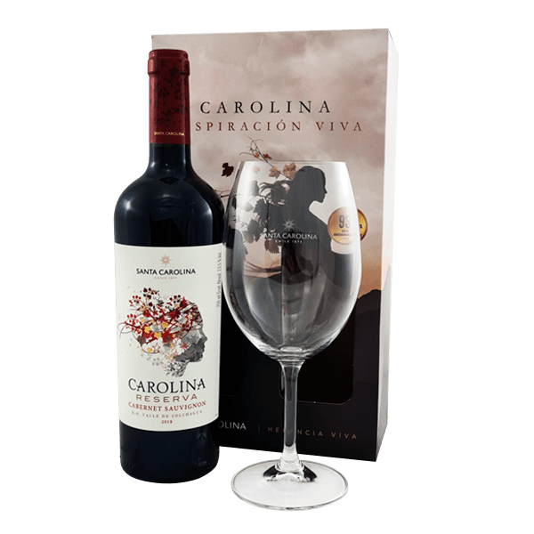 VINHO SANTA CAROLINHA RESERVA CABERNET + TACA